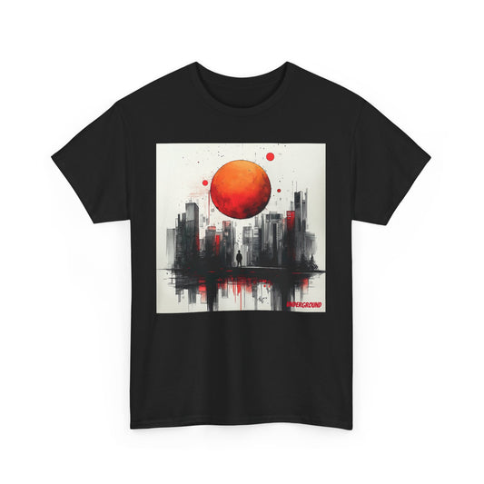 Falling Skies T-shirt - Expressive Urban Ink Art Design Tee