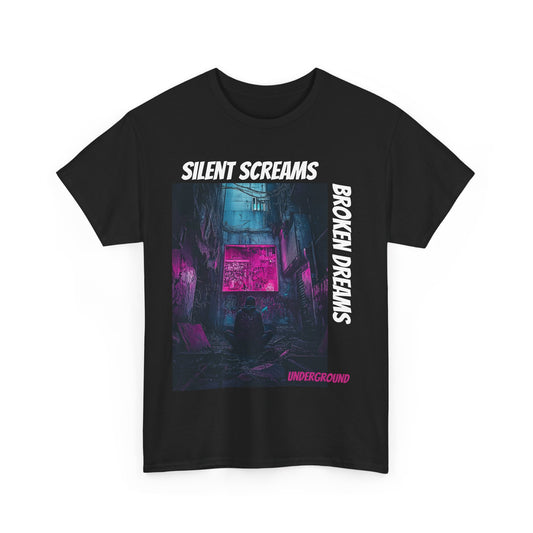 Neon Nightmares Underground T-shirt – Dark Urban Streetwear Graphic Tee