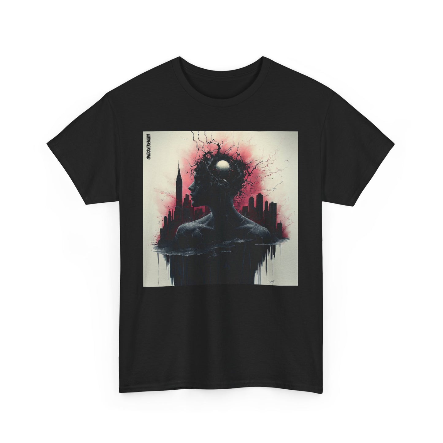 Mind over Metropolis T-shirt – Urban Watercolor Art Streetwear Tee