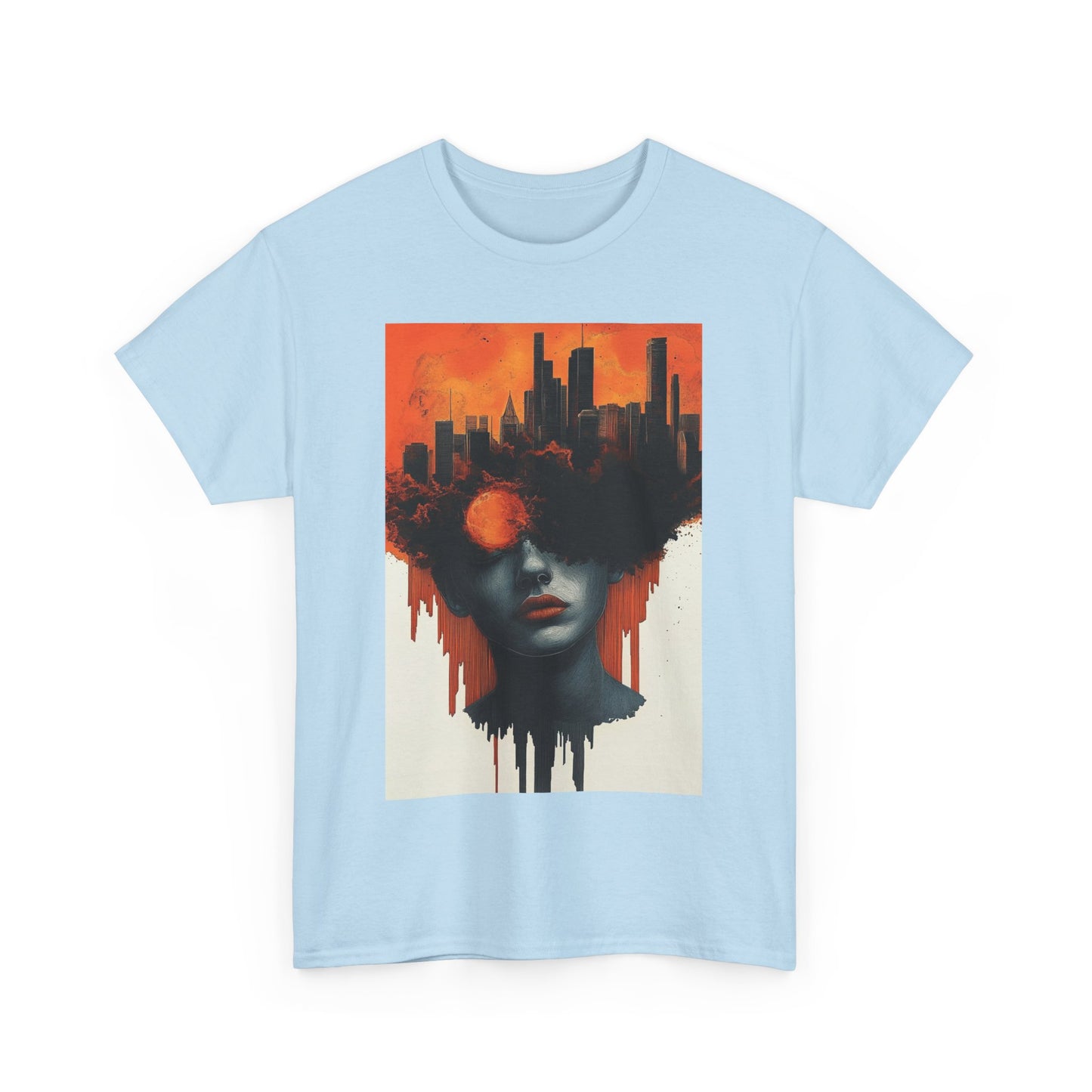 Infinite Sorrow T-shirt – Ink & Watercolor Urban Expression Tee