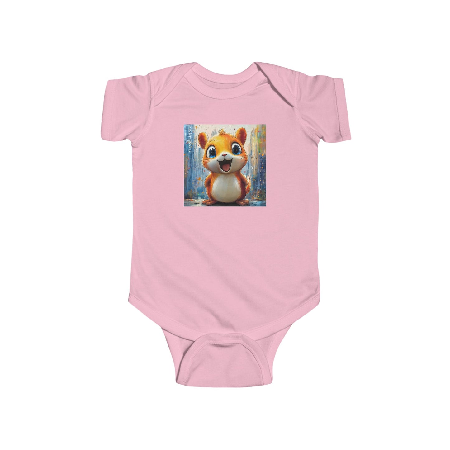 Cute Urban Street Chipmunk Onesie - Baby Paws Streetwear Bodysuit