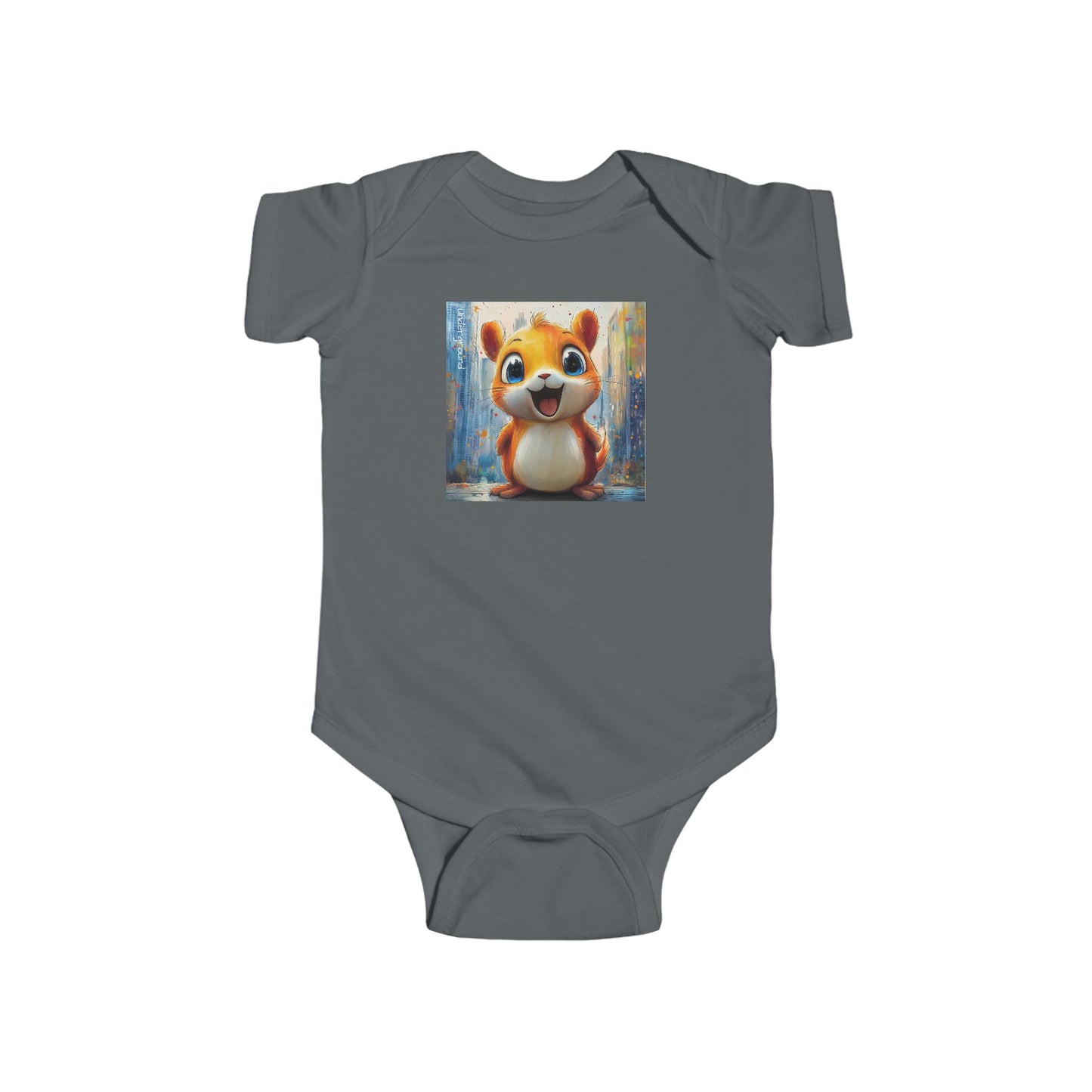 Cute Urban Street Chipmunk Onesie - Baby Paws Streetwear Bodysuit