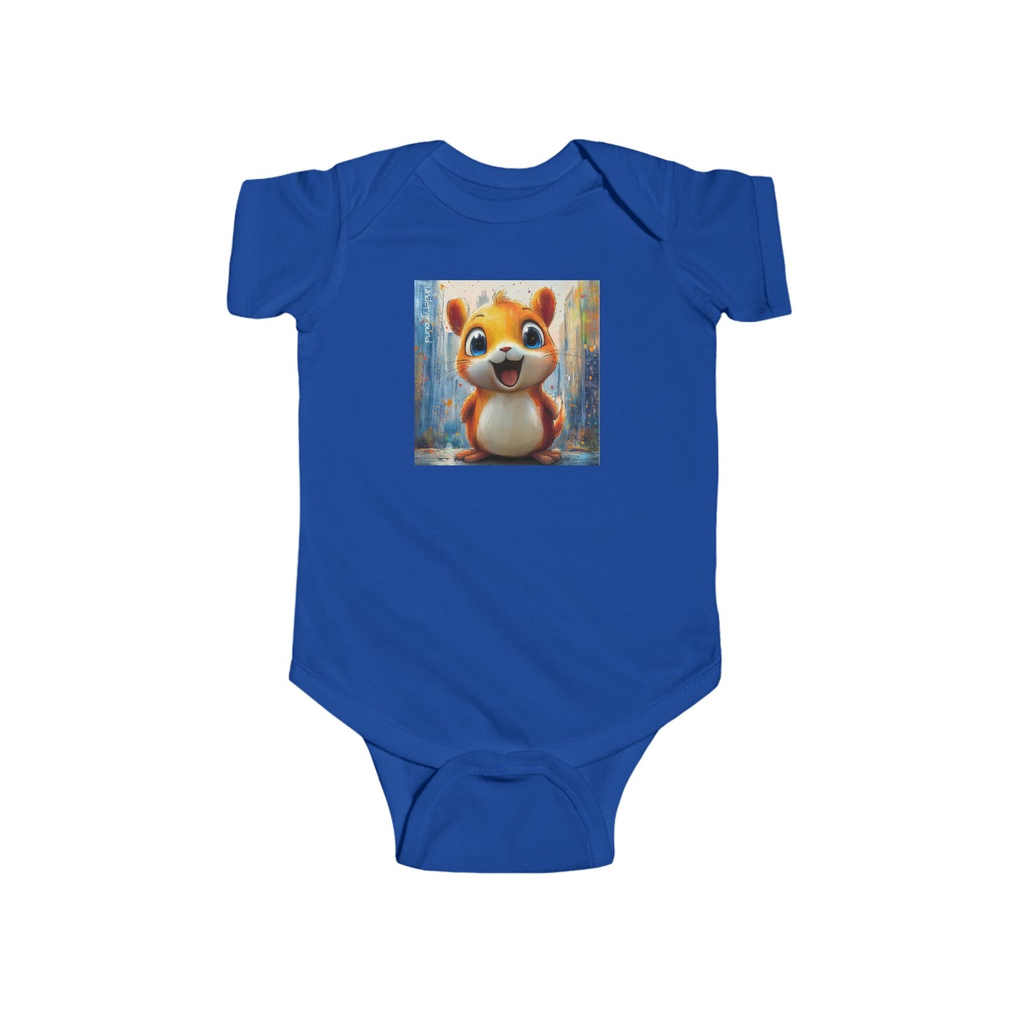 Cute Urban Street Chipmunk Onesie - Baby Paws Streetwear Bodysuit