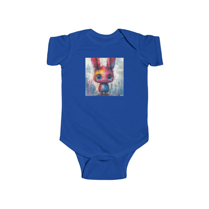 Mini Street Beast Baby bunny Onesie – Edgy & Cute Urban Wildlife Art