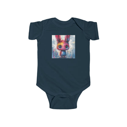 Mini Street Beast Baby bunny Onesie – Edgy & Cute Urban Wildlife Art