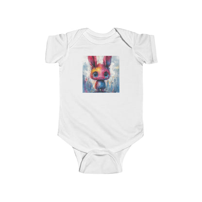 Mini Street Beast Baby bunny Onesie – Edgy & Cute Urban Wildlife Art