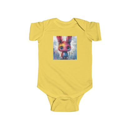 Mini Street Beast Baby bunny Onesie – Edgy & Cute Urban Wildlife Art