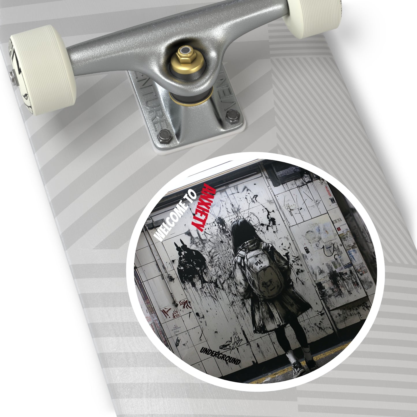 End of the Line Sticker - Underground Street Culture Art