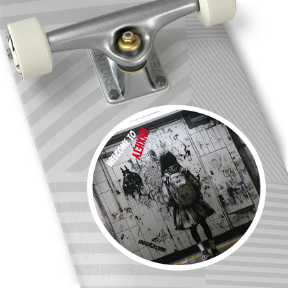 End of the Line Sticker - Underground Street Culture Art