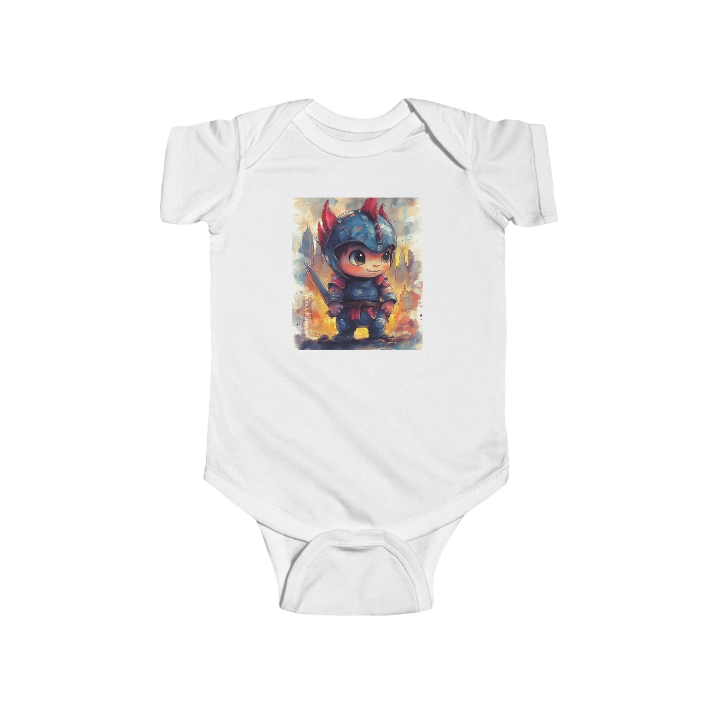 Tiny Warrior Baby Onesie – Brave & Bold Little Knight Bodysuit