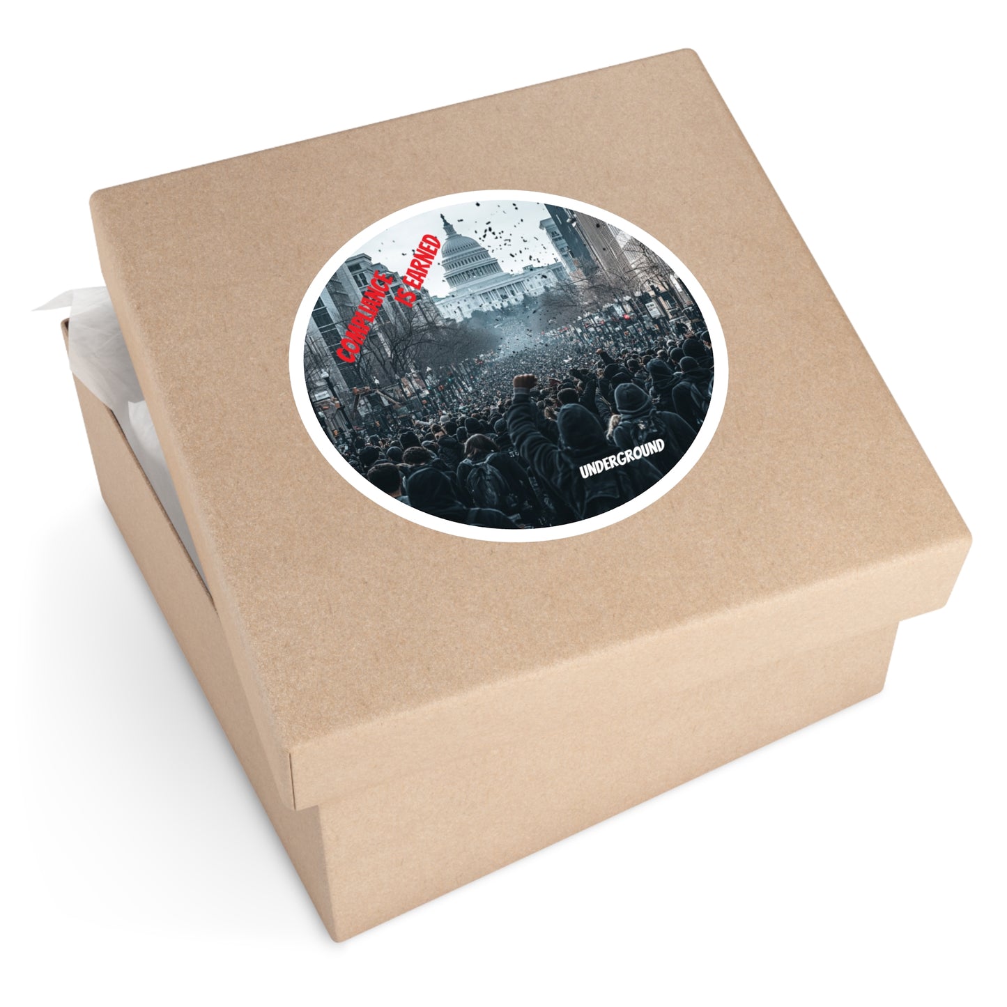 Stop the Silence Sticker - Political Underground