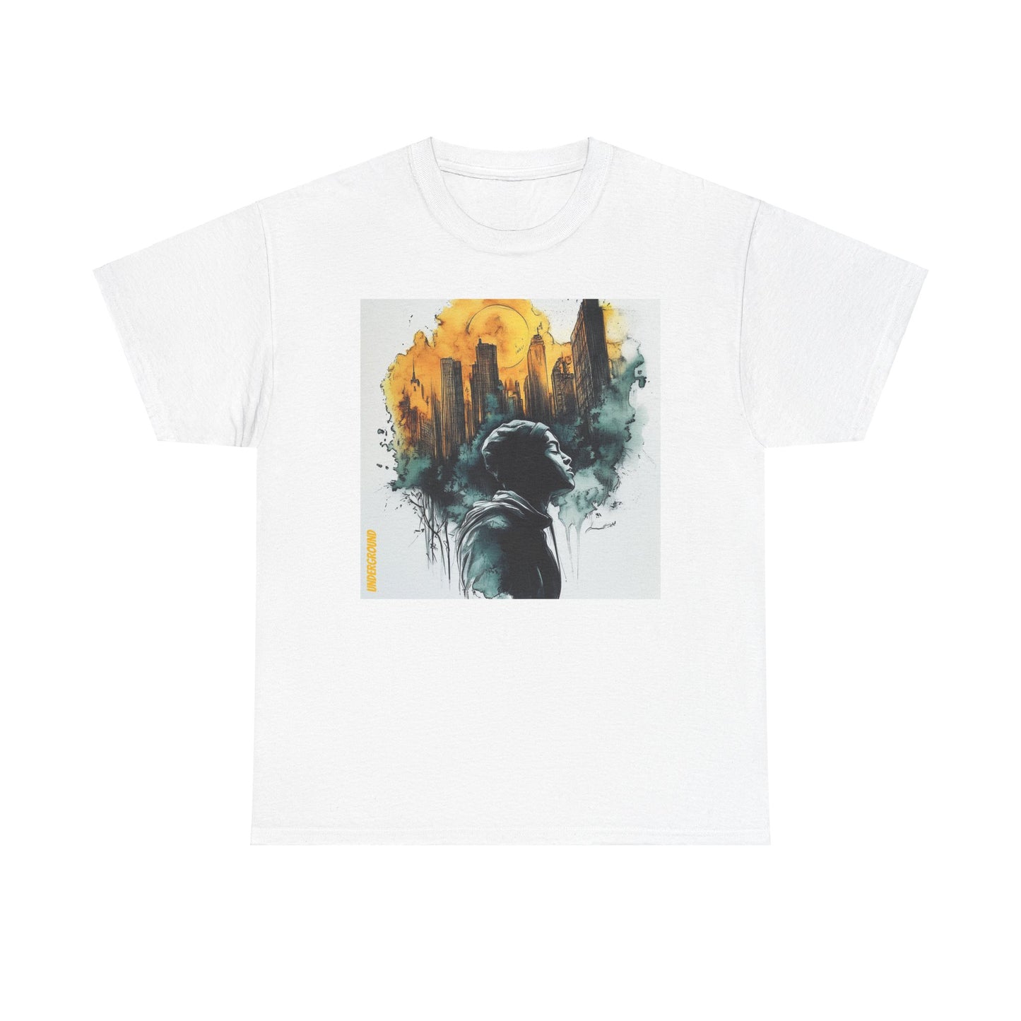 Dripping Ink T-shirt – Bold Black Ink Streetwear Graphic Tee