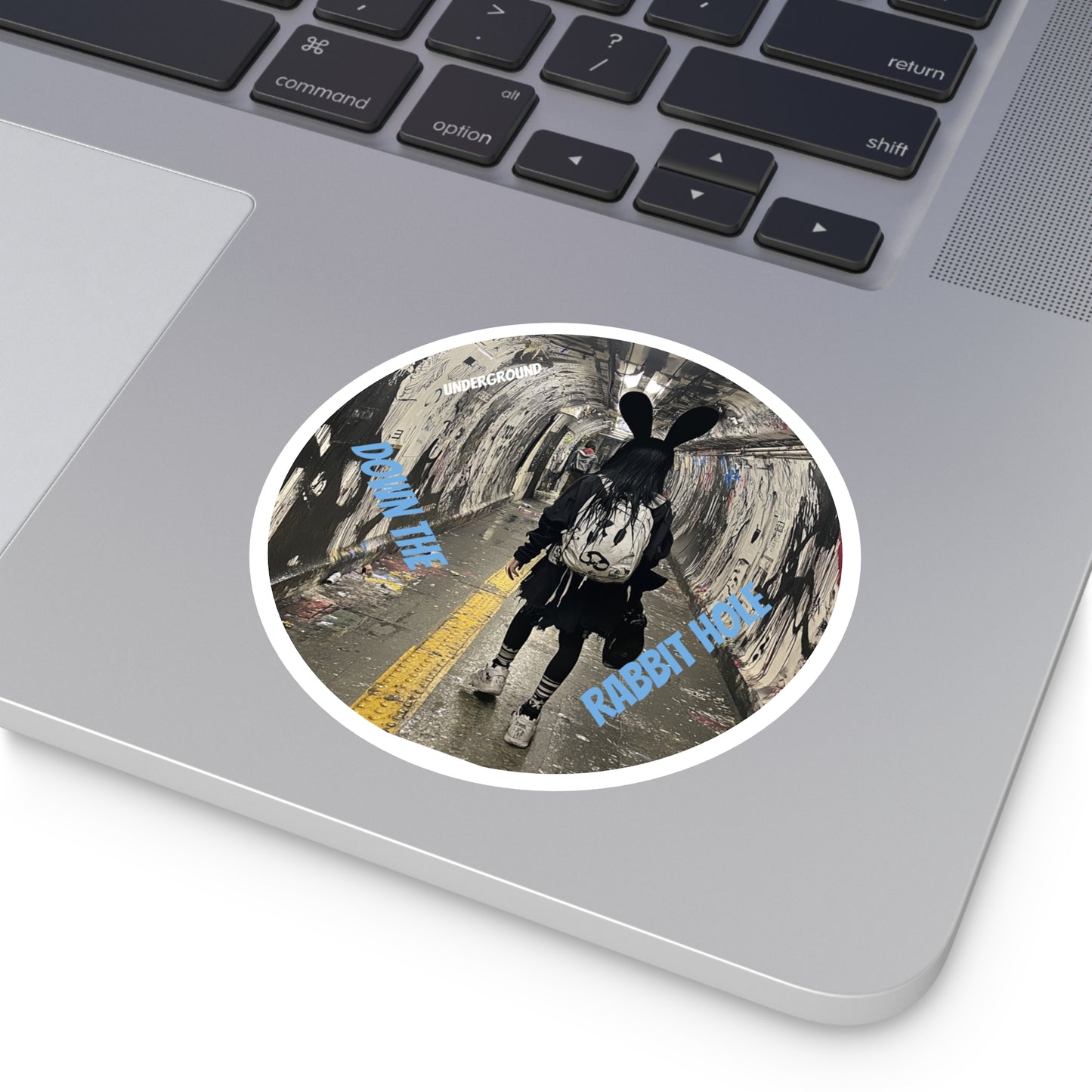 Into Oblivion Sticker - Urban Underground street Art